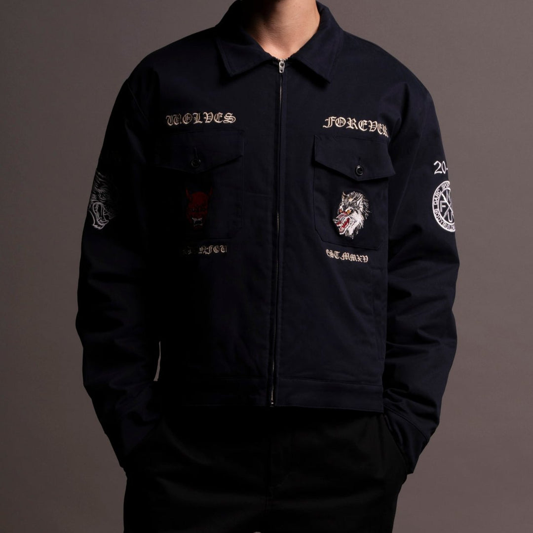 Oni Dom Walker Jacket in Navy