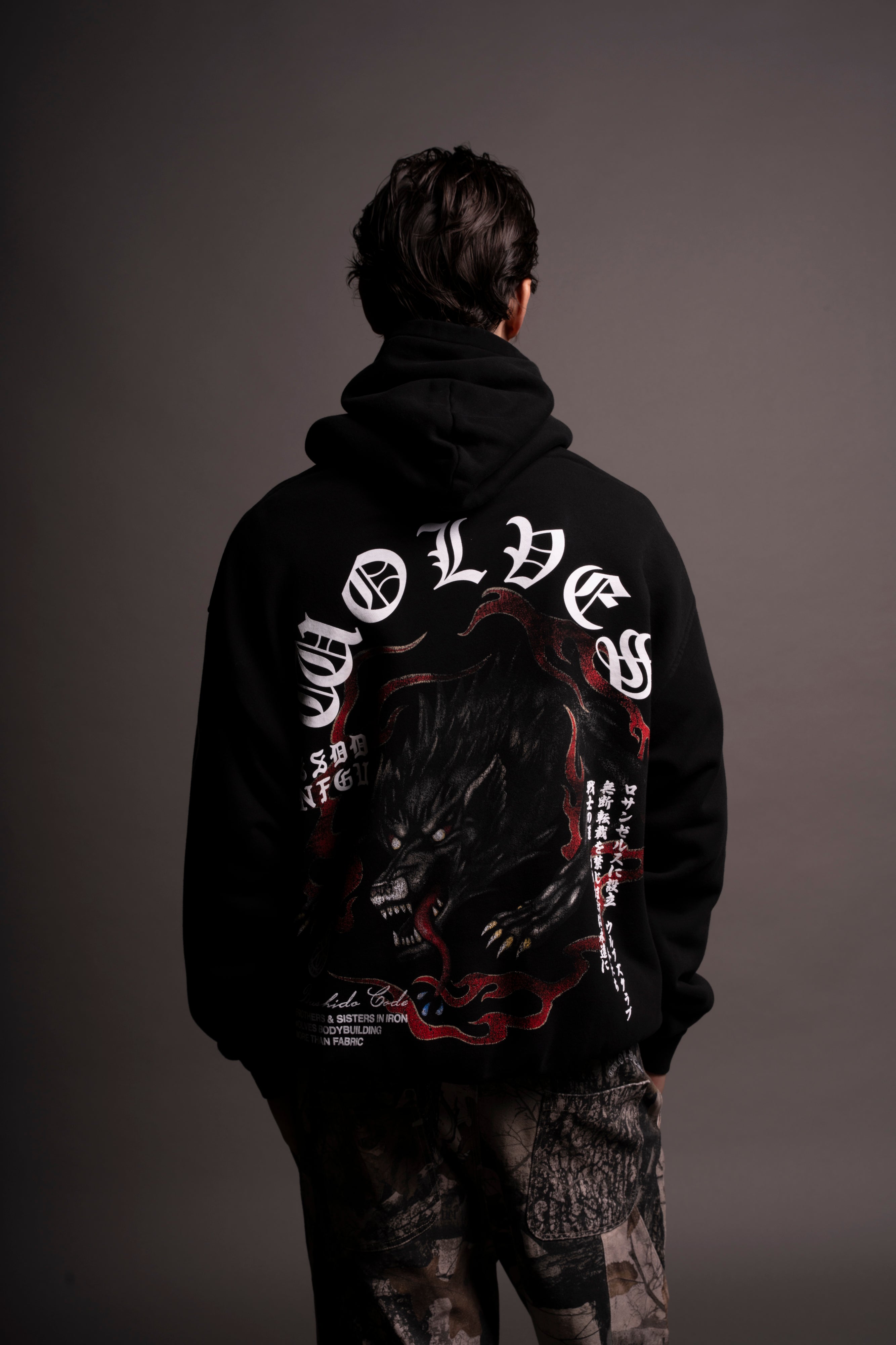 Through The Fire "Vintage Pierce" Hoodie in Black