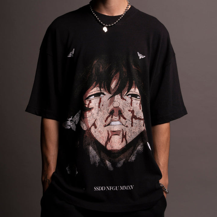 Baki "Premium" Oversized Tee in Black