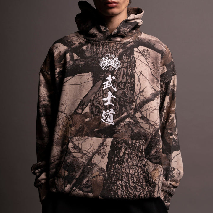 Inferno "Pierce" Unisex Hoodie in Clay Woodland Camo