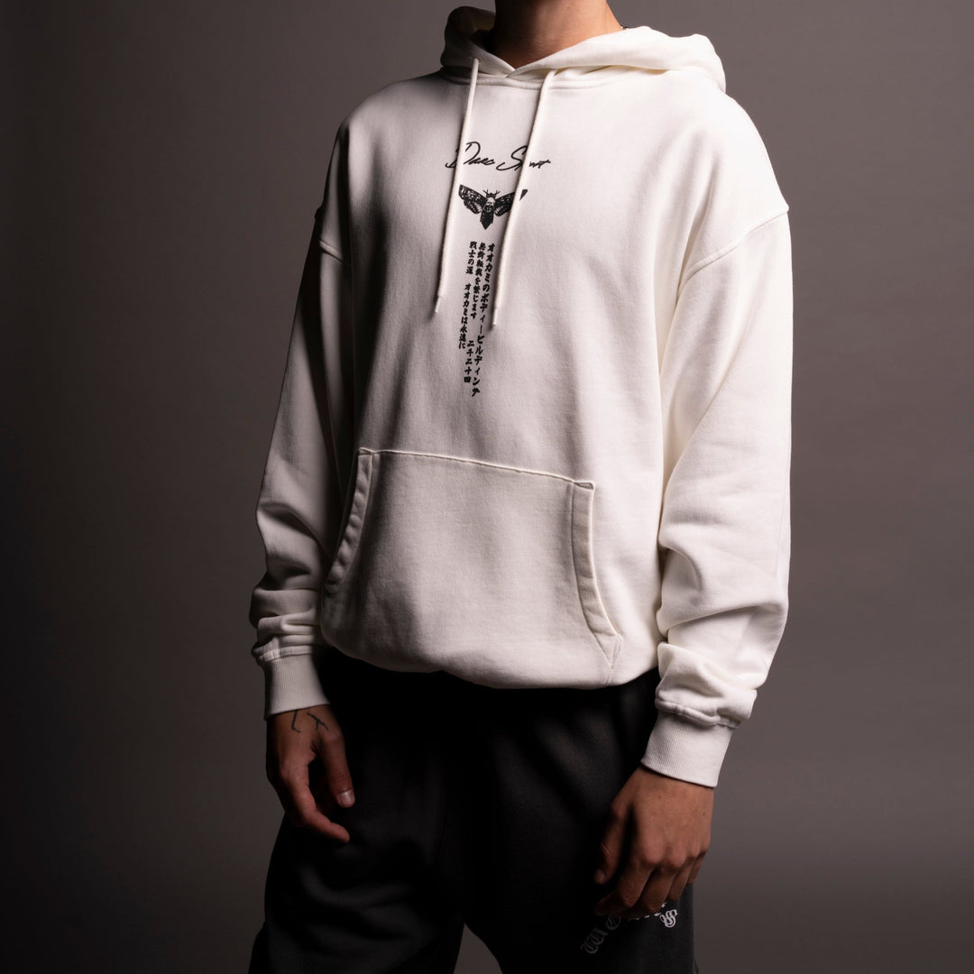 (1 Of 500) Through The Gates "Bishop" Hoodie in Cream