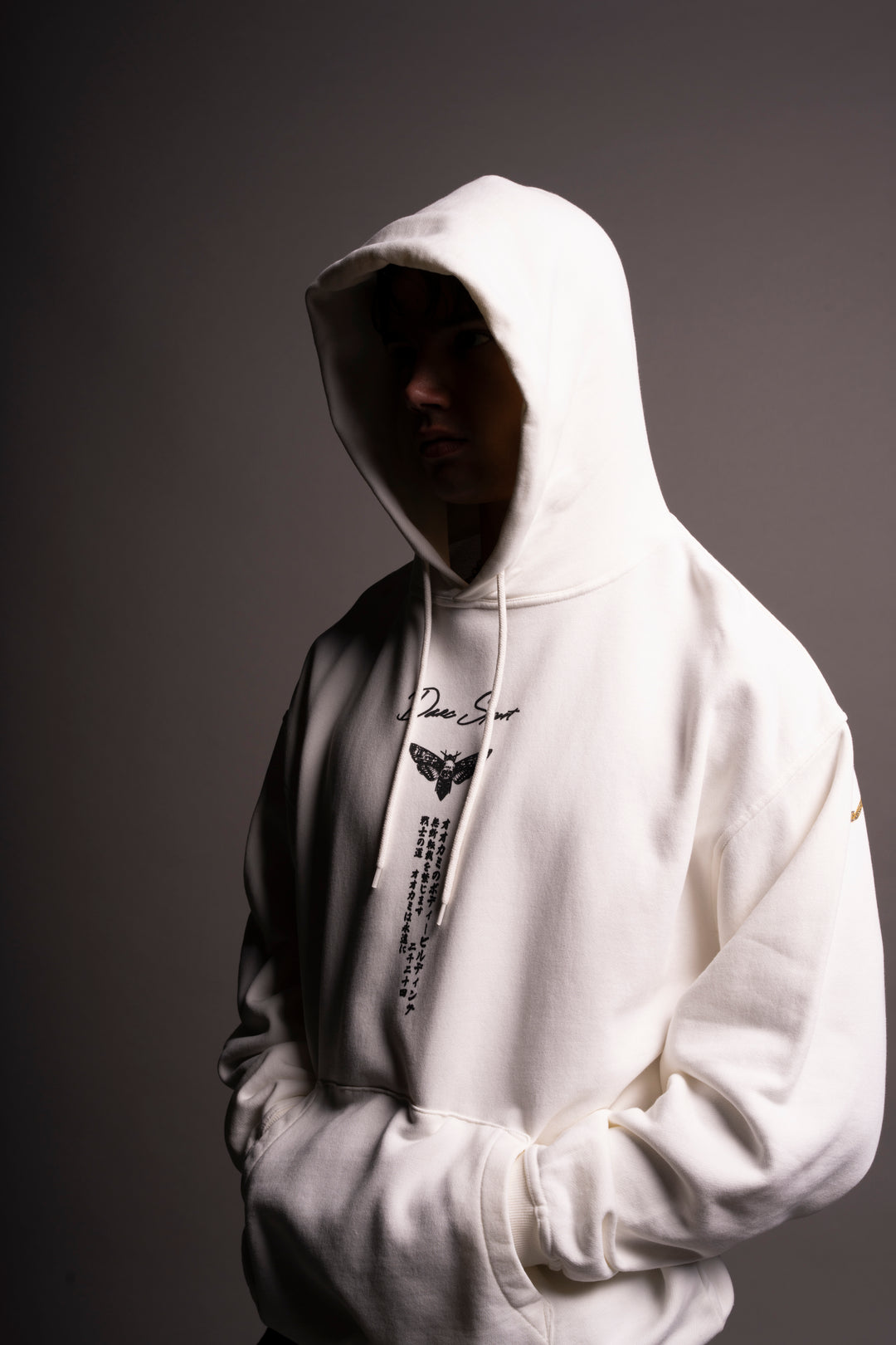 (1 Of 500) Through The Gates "Bishop" Hoodie in Cream