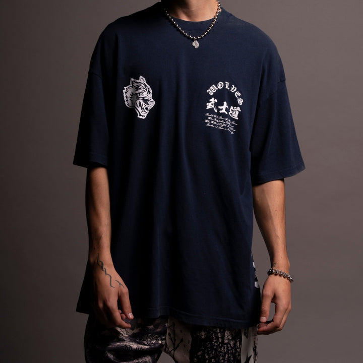 Ogre "Premium" Oversized Tee in Navy