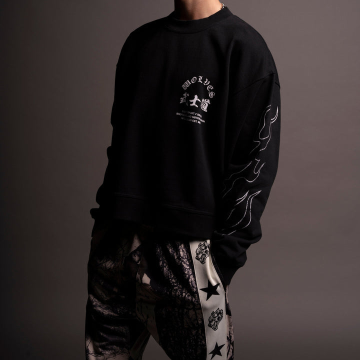 Eternal Grunge Crewneck in Black