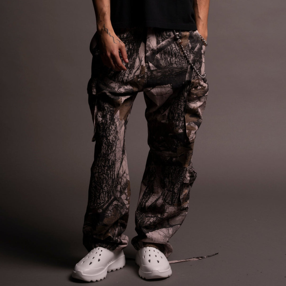 Chopper Wolf Dutch Army Cargo Pants in Clay Woodland Camo