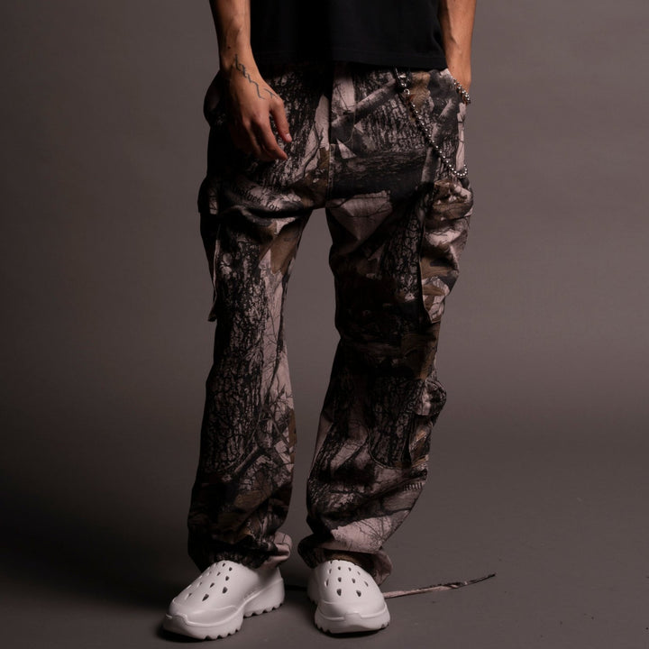 Chopper Wolf Dutch Army Cargo Pants in Clay Woodland Camo