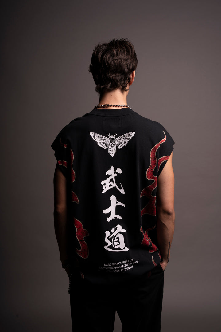 Okami Wolf "Premium" Muscle Tee in Black