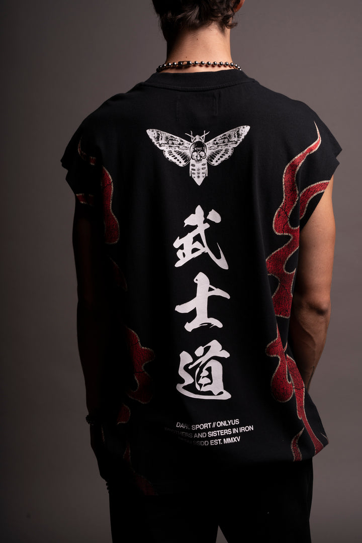 Okami Wolf "Premium" Muscle Tee in Black