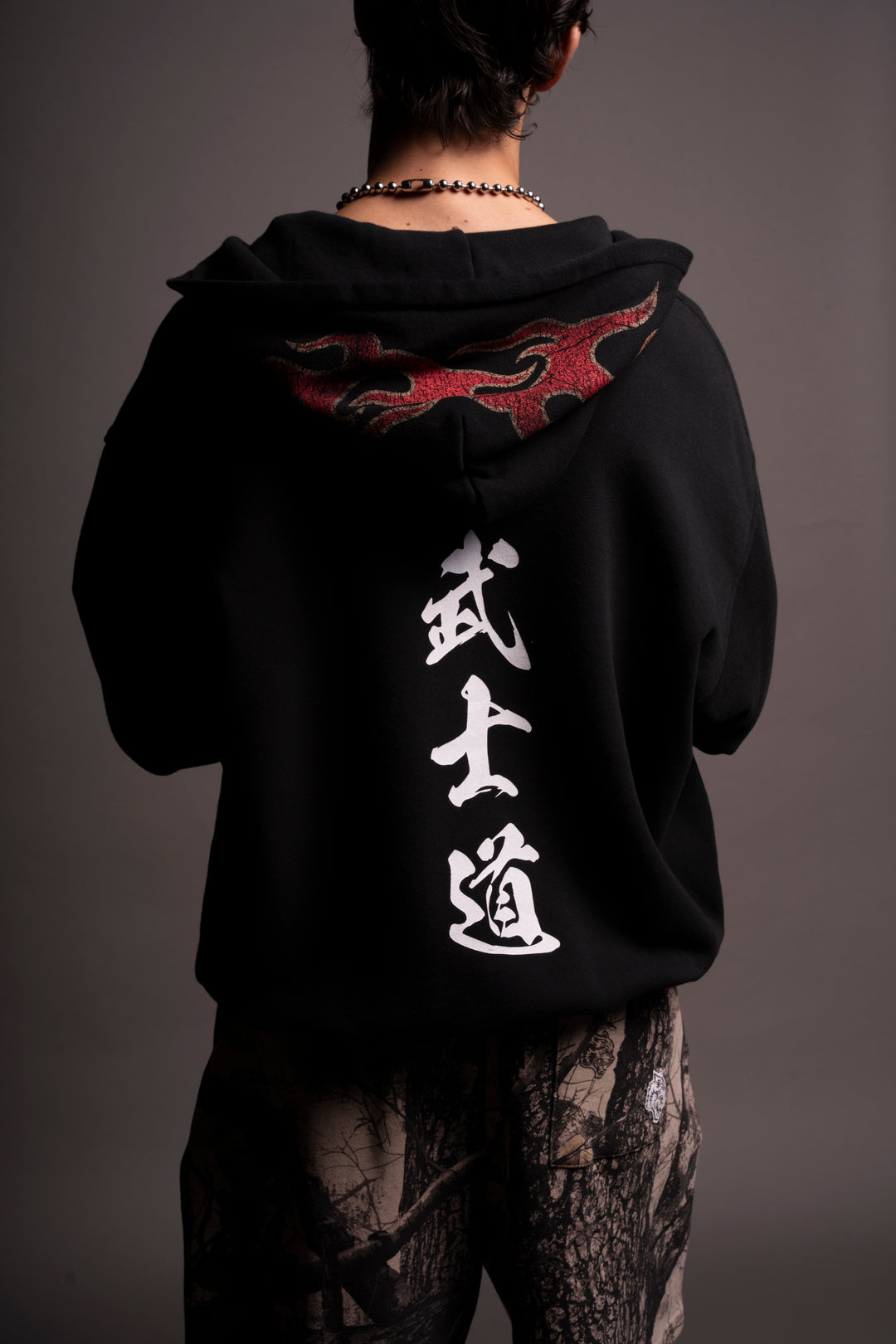 Okami Wolf "Dempsey" Hoodie in Black