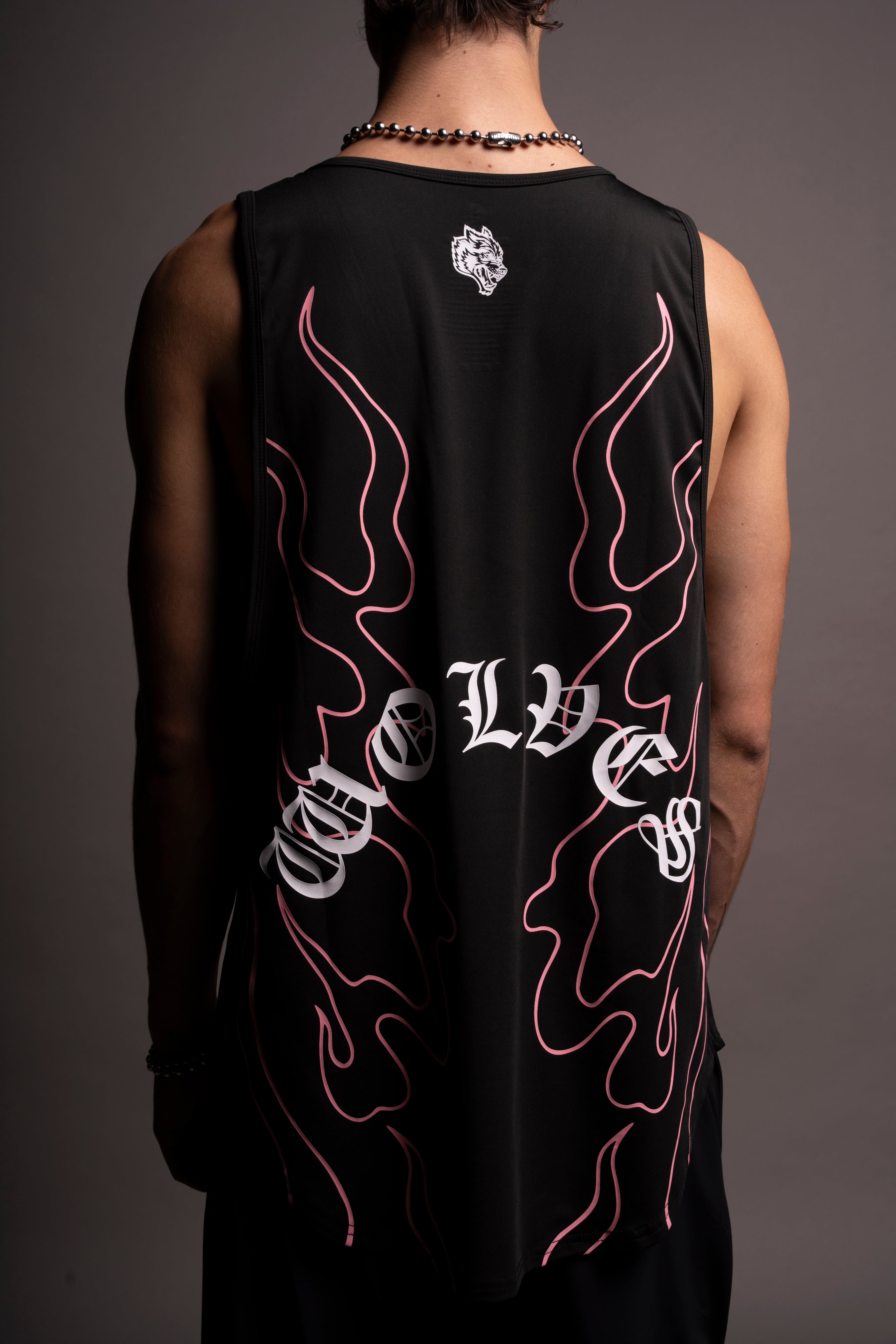 Okami "Dry Wolf" (Drop) Tank in Black