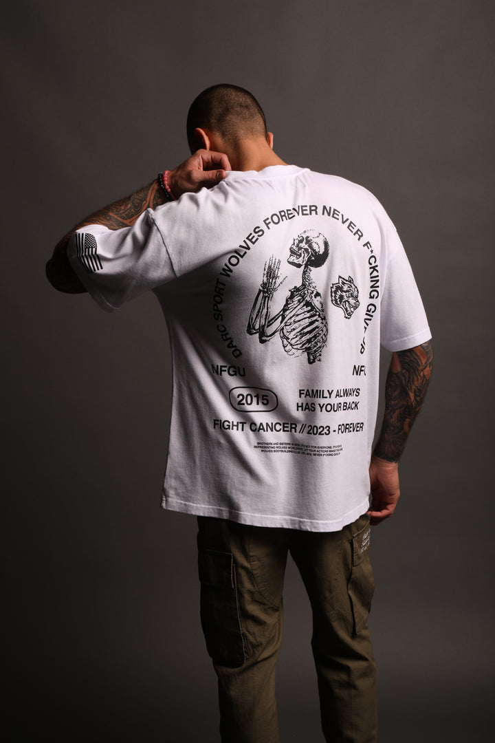 Pray "Premium" Oversized Tee in White