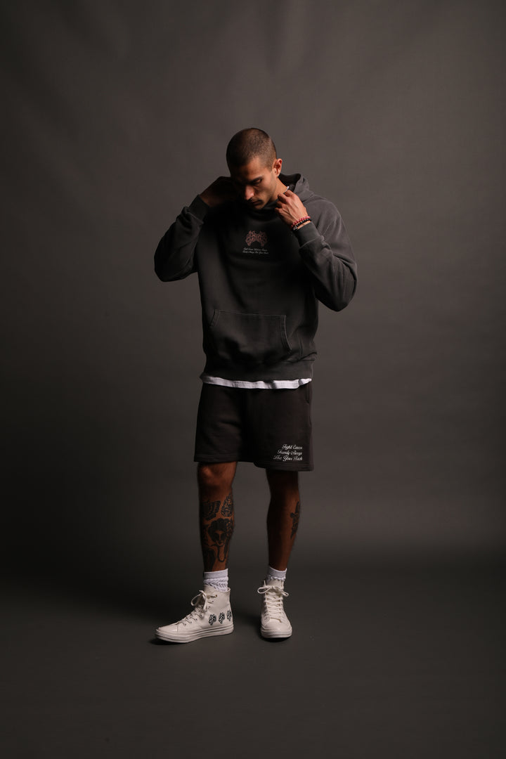Always Have Your Back "Utah" Hoodie in Wolf Gray/Light Mauve