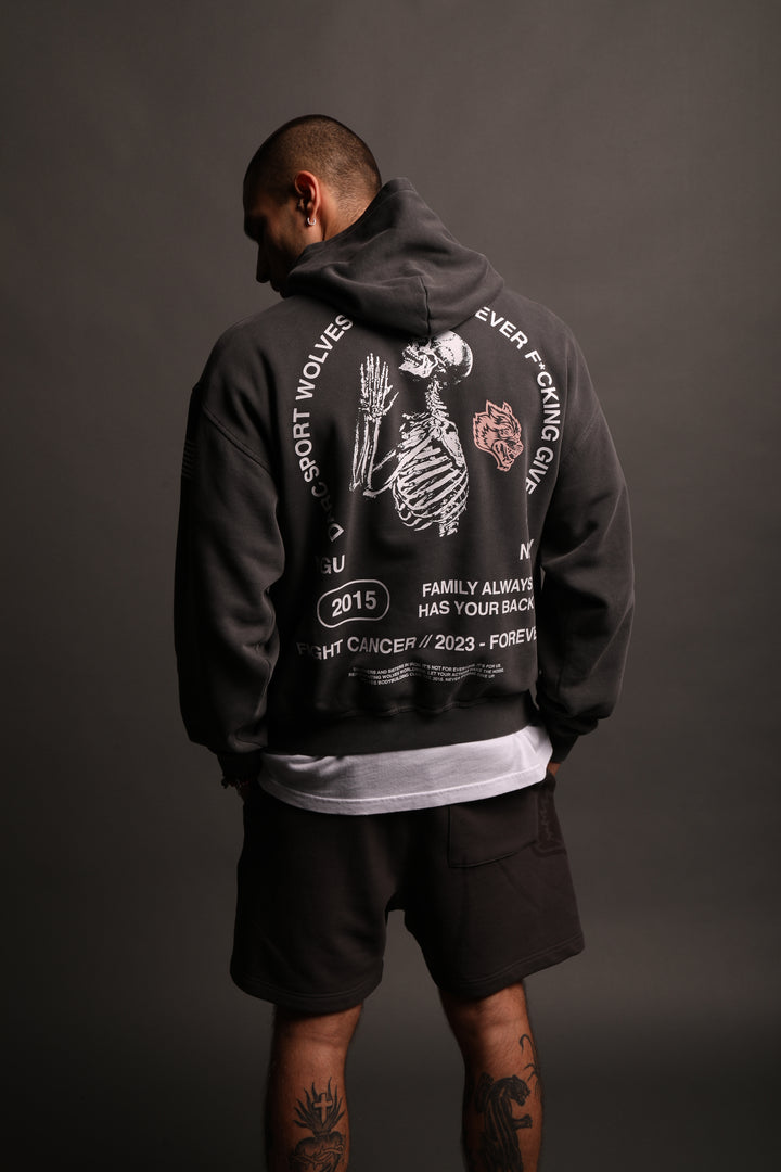 Pray "Pierce" Hoodie in Wolf Gray