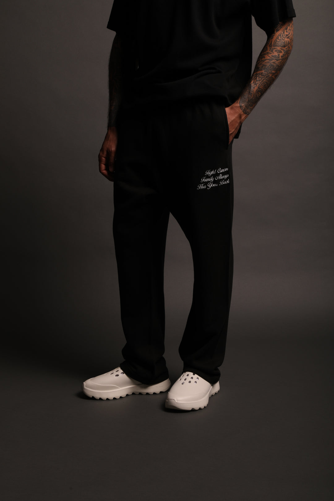 Always Have Your Back Bigelow Sweat Pants in Black/Black