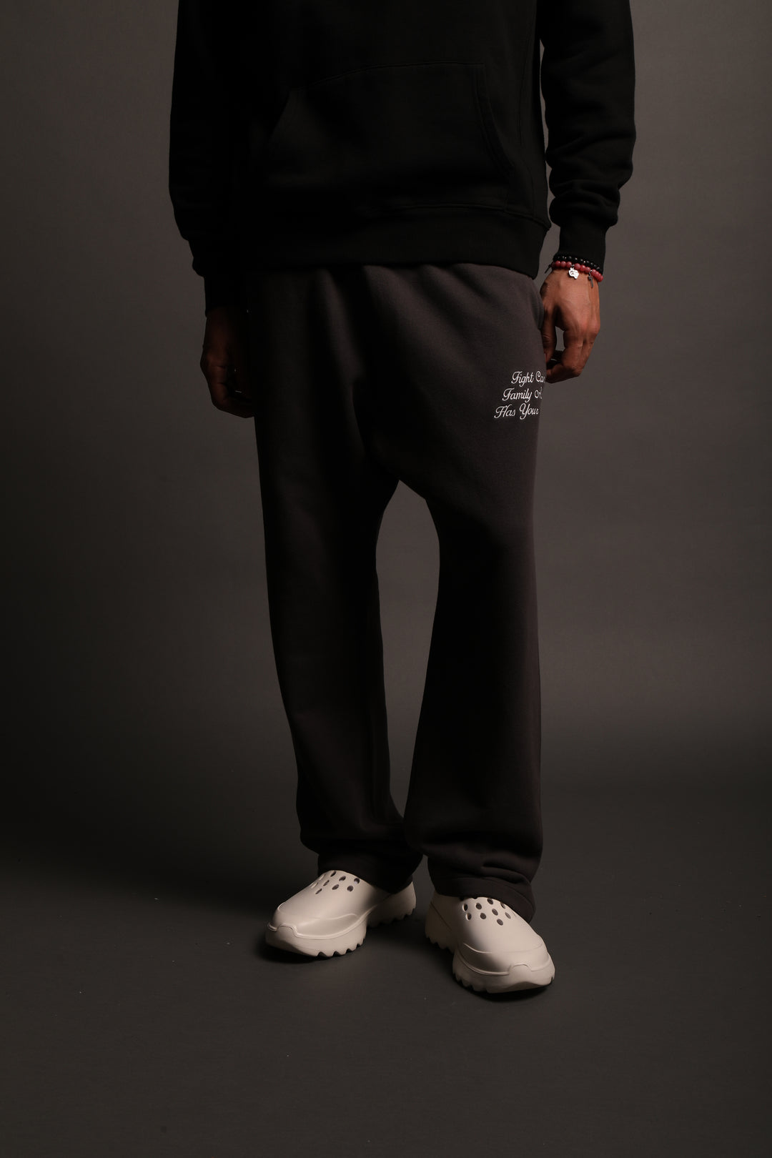 Always Have Your Back Bigelow Sweat Pants in Wolf Gray/Black