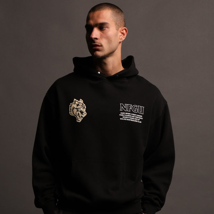 Keep Fighting "Pierce" Hoodie in Black