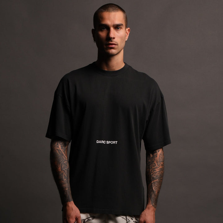 Come Hell Or High Water "Premium" Oversized Tee in Black
