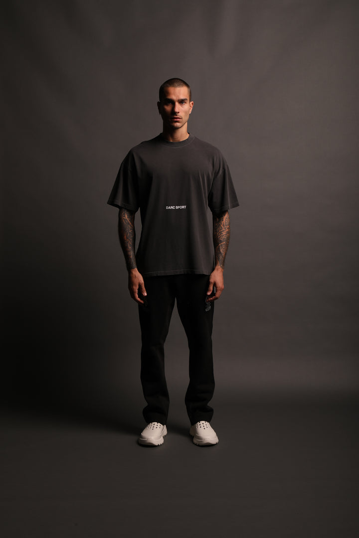 Come Hell Or High Water "Premium" Oversized Tee in Wolf Gray