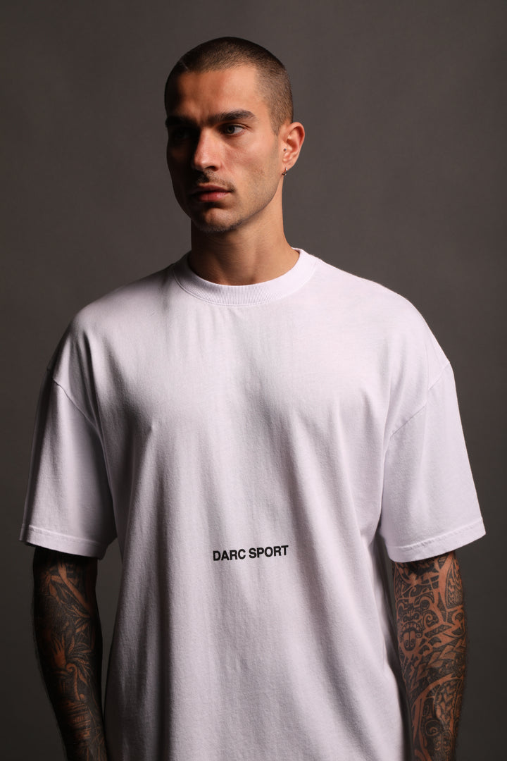Come Hell Or High Water "Premium" Oversized Tee in White