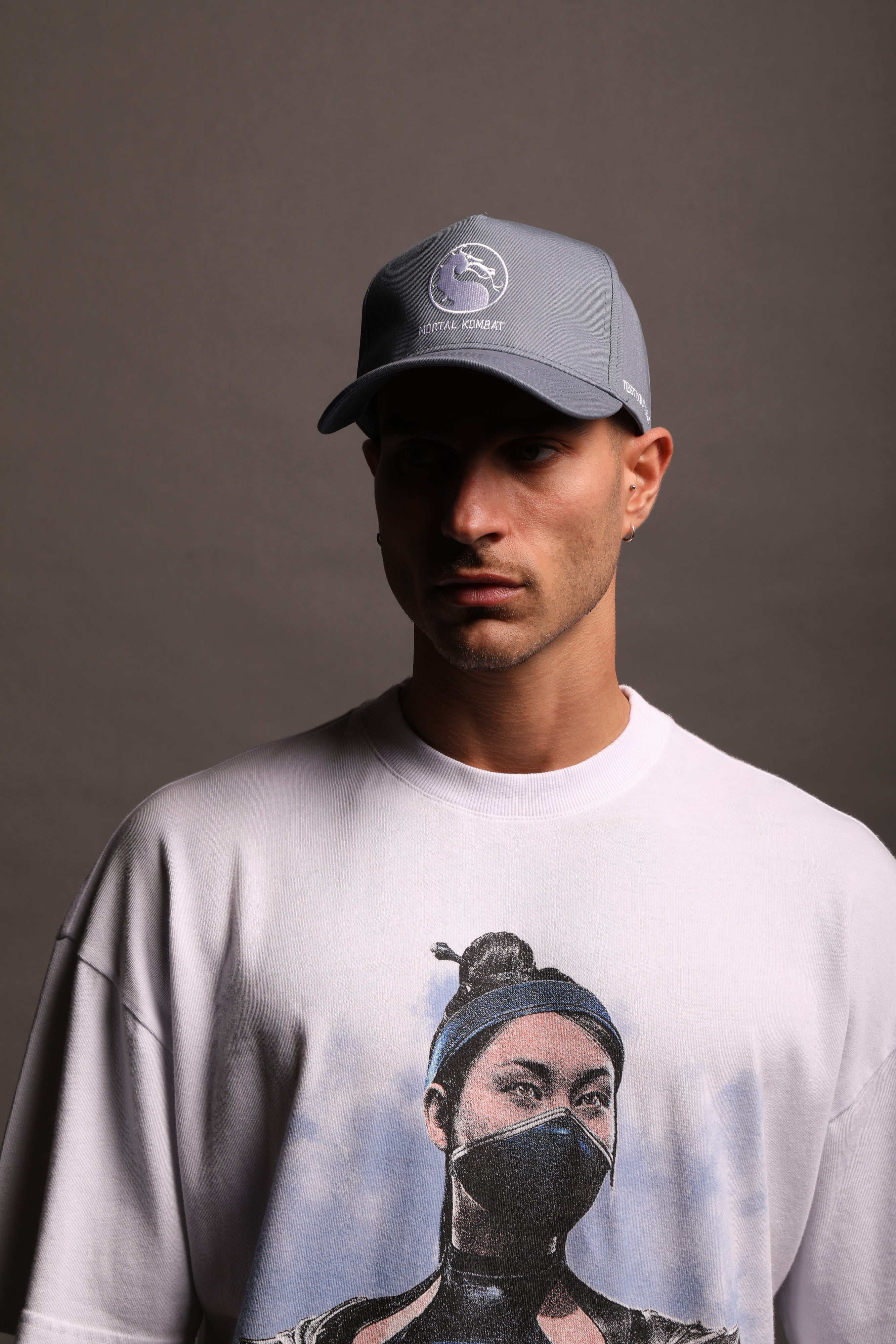 Test Your Might 5 Panel Hat in Kitana Blue