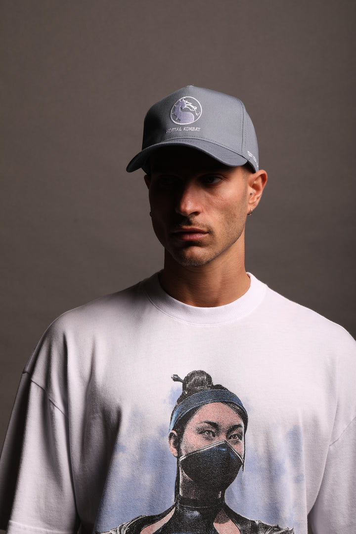 Test Your Might 5 Panel Hat in Kitana Blue