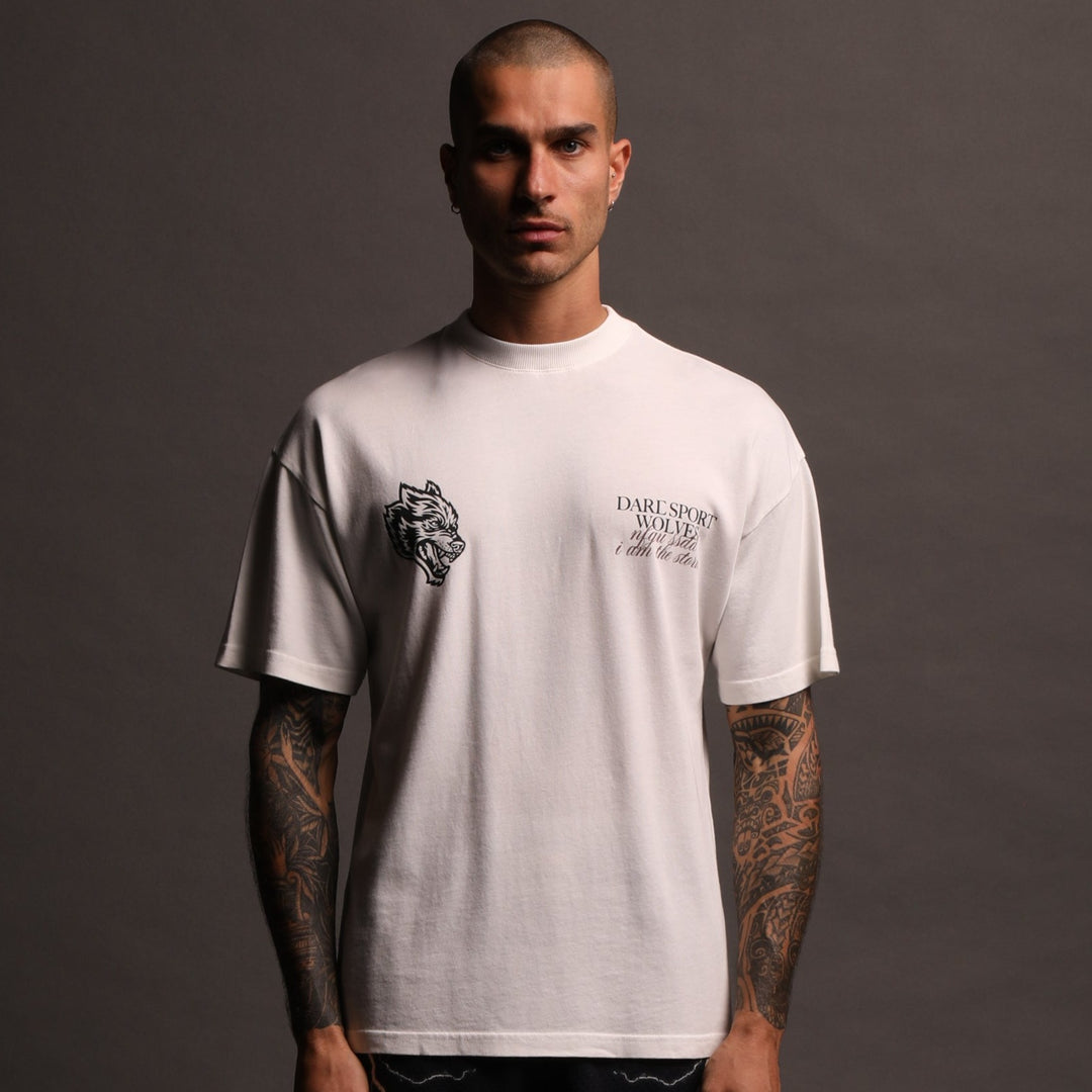 Lightning In A Bottle "Premium" Oversized Unisex Tee in Cream