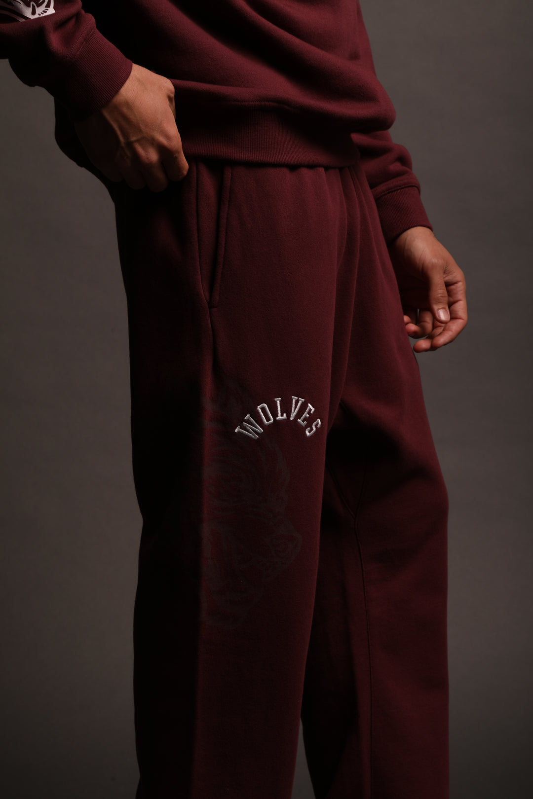 Klein Bigelow Sweat Pants in Red Fog