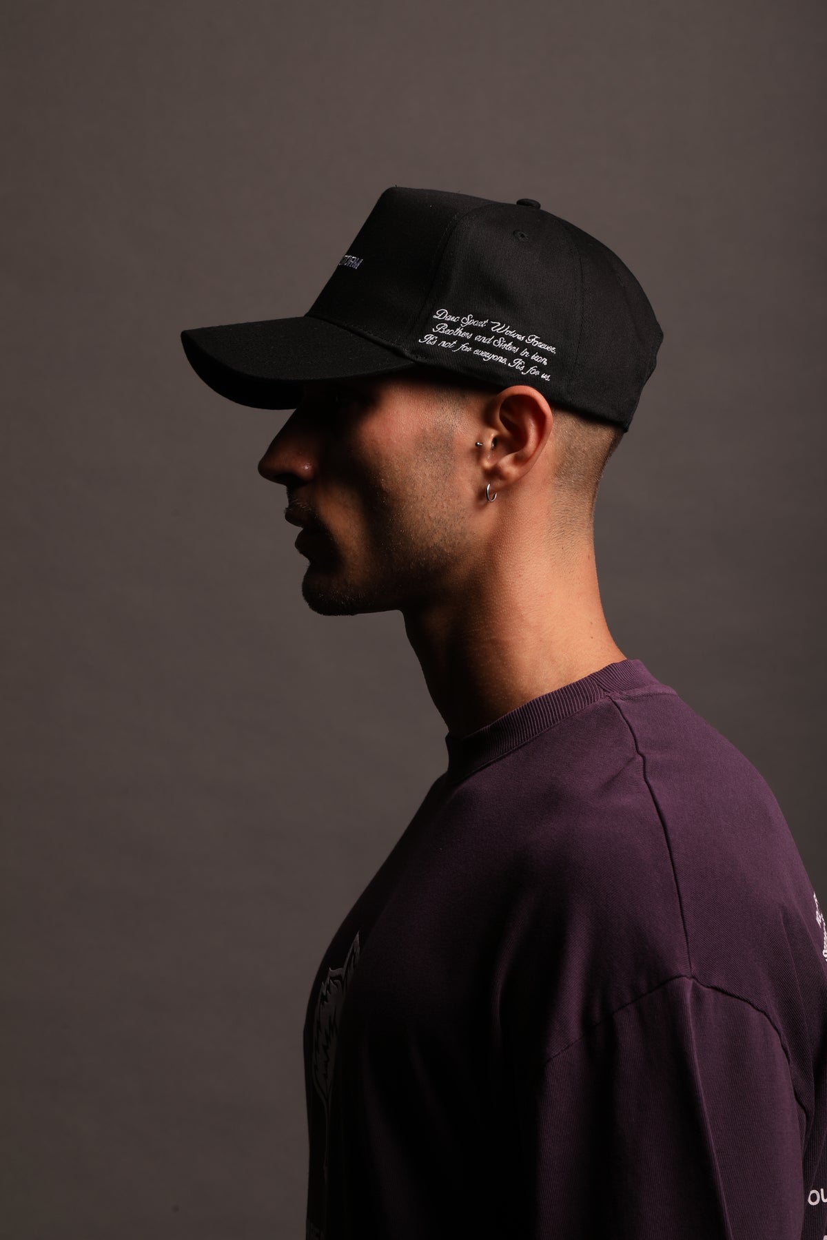 I Am The Storm 5 Panel Hat in Black – DarcSport