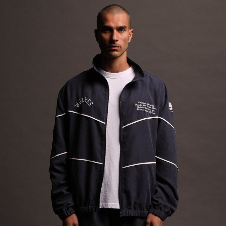 Kings Darby Track Jacket in Storm Blue