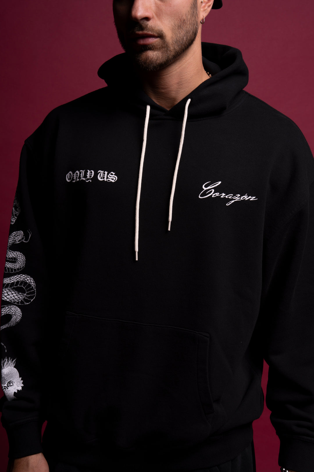 Renewal "Bishop" Hoodie in Black