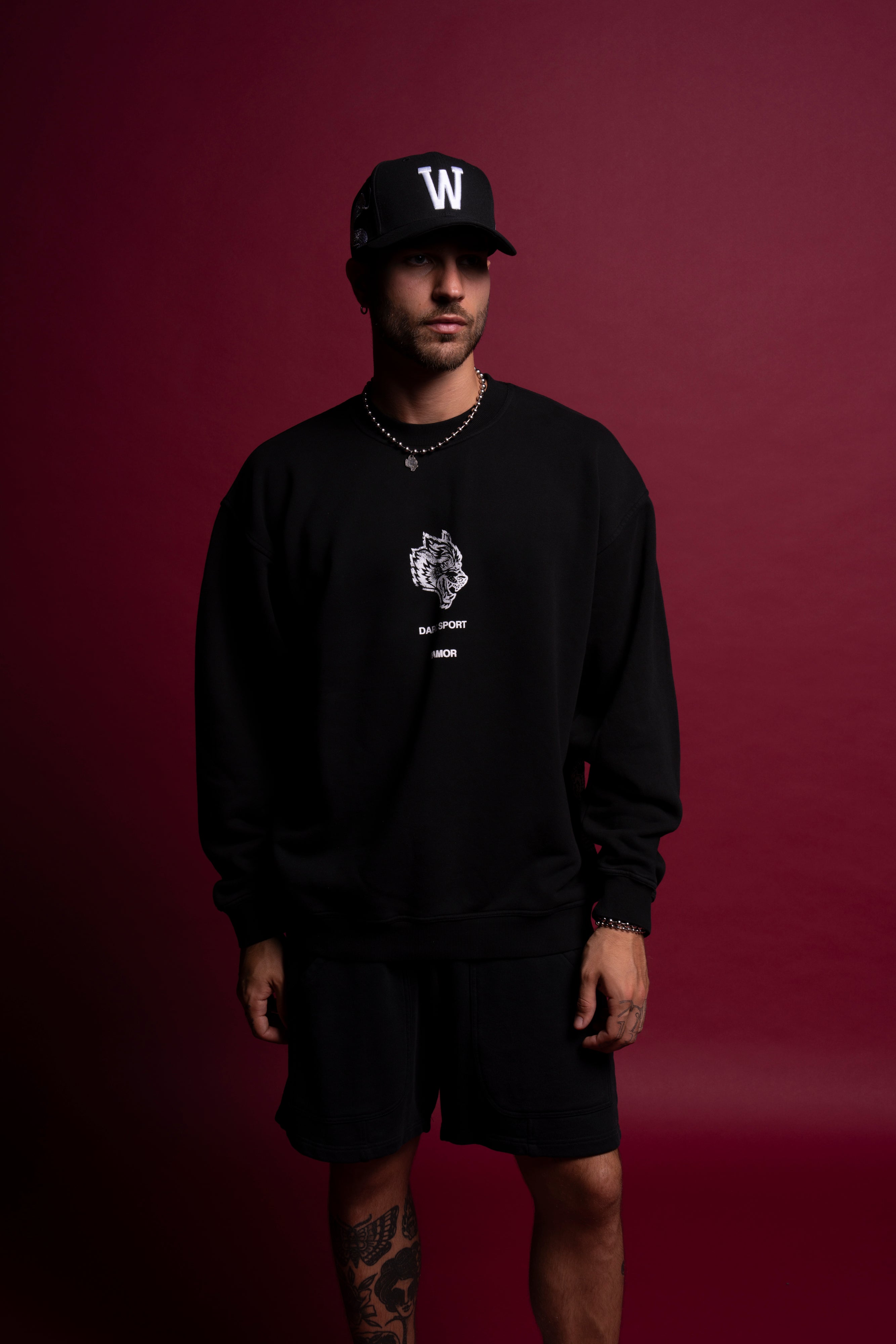 Namor London Crewneck in Black