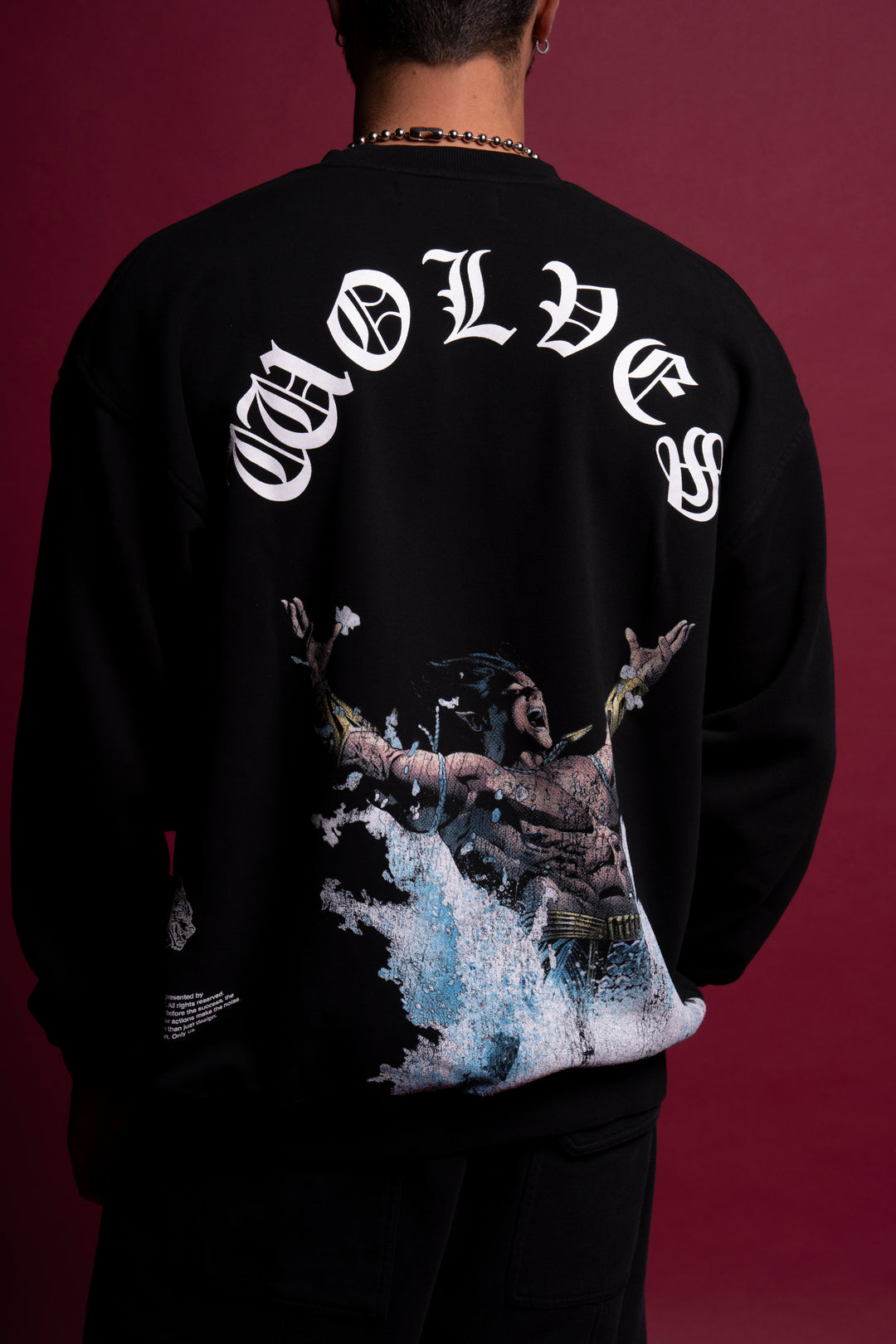 Namor London Crewneck in Black