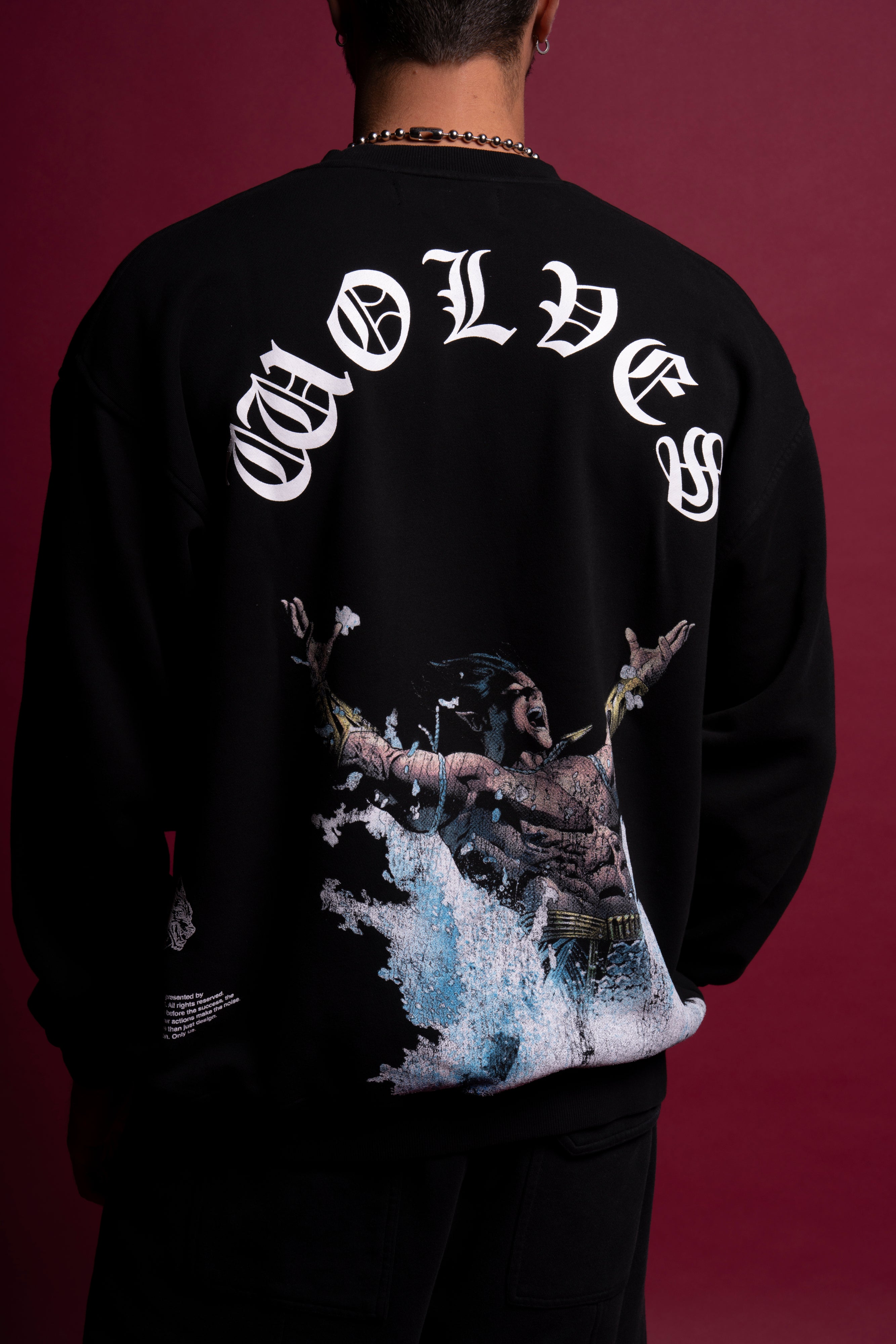 Namor London Crewneck in Black