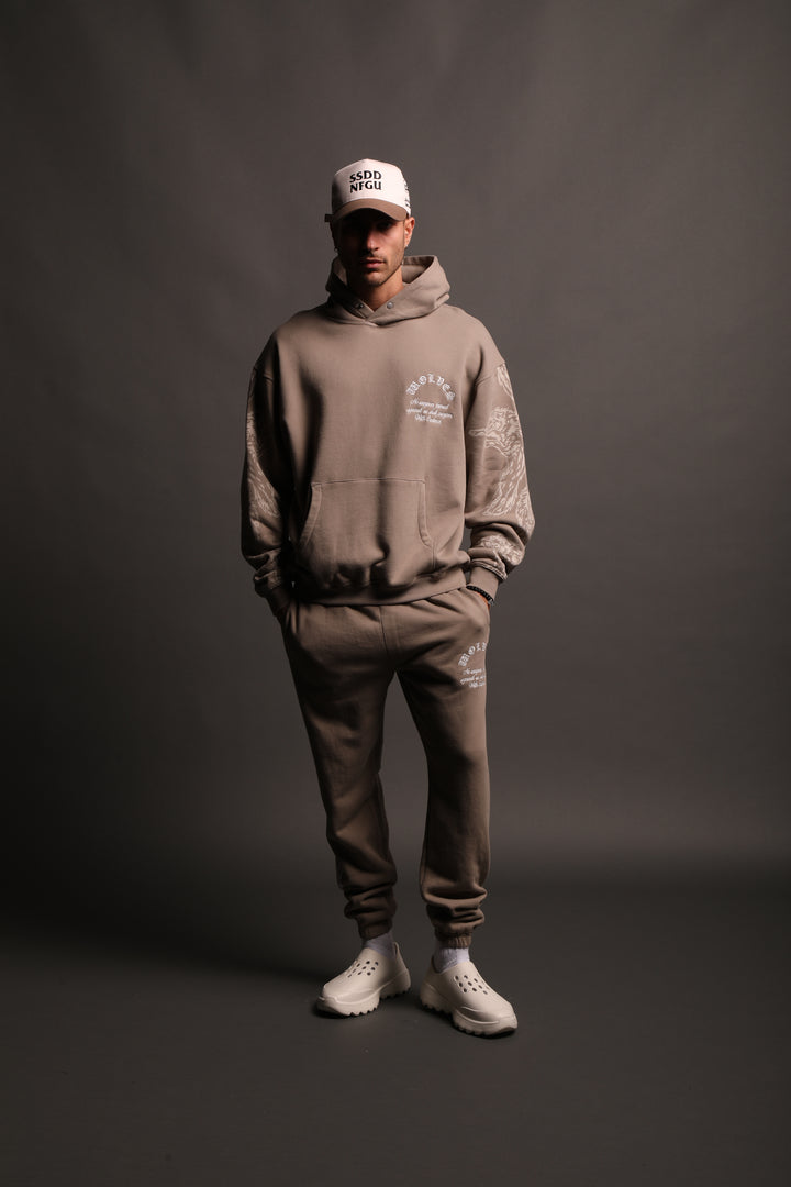 Chopper Post Lounge Sweats in Taupe