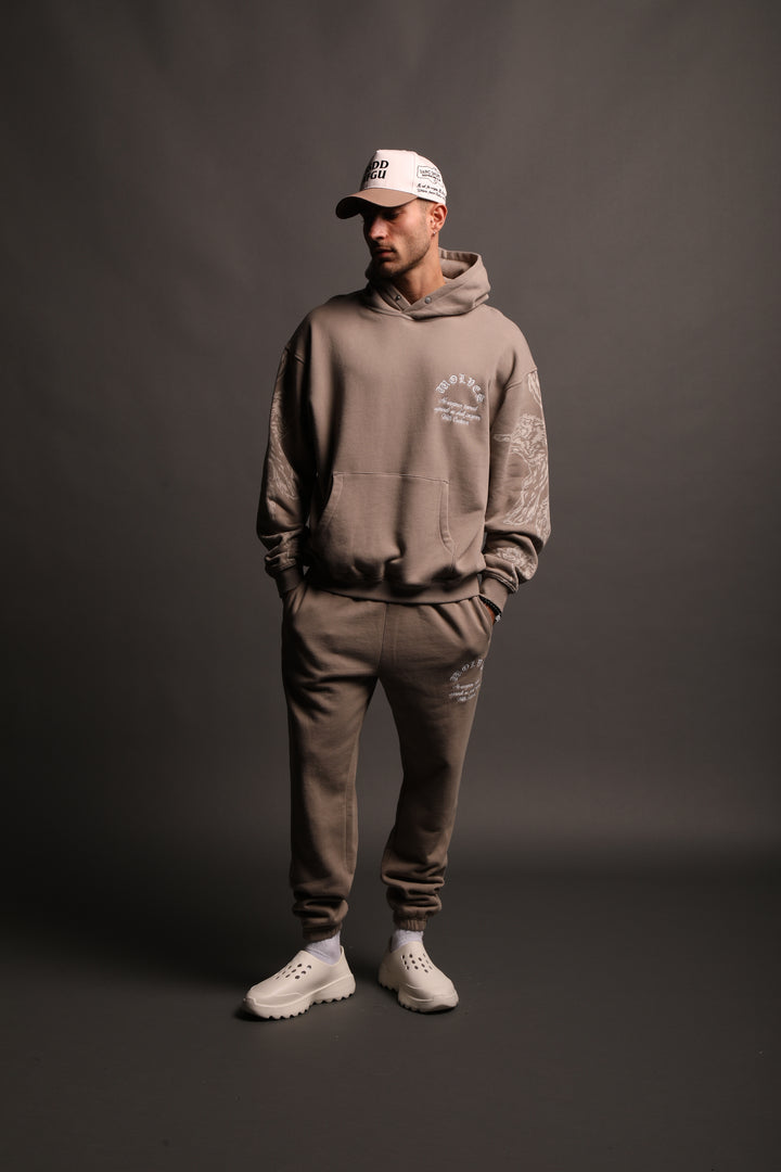 Chopper Post Lounge Sweats in Taupe