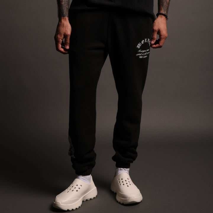 Chopper Post Lounge Sweats in Black