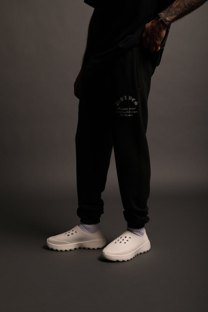 Chopper Post Lounge Sweats in Black