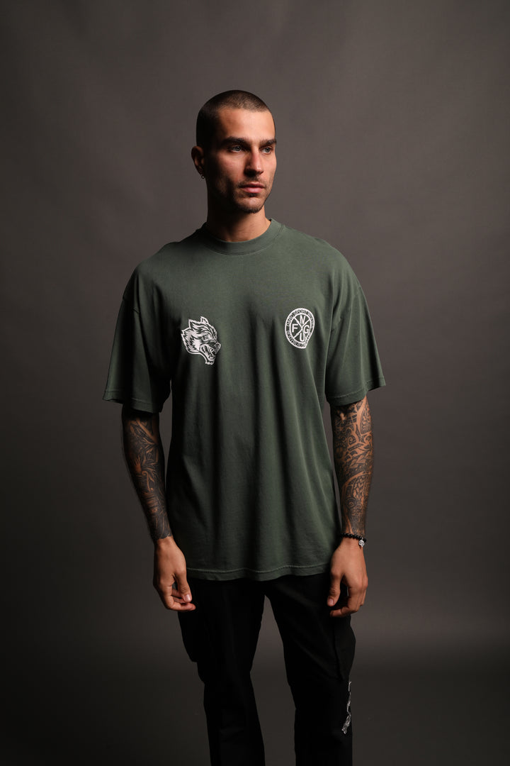 Trinity "Premium" Oversized Tee in Rosemary