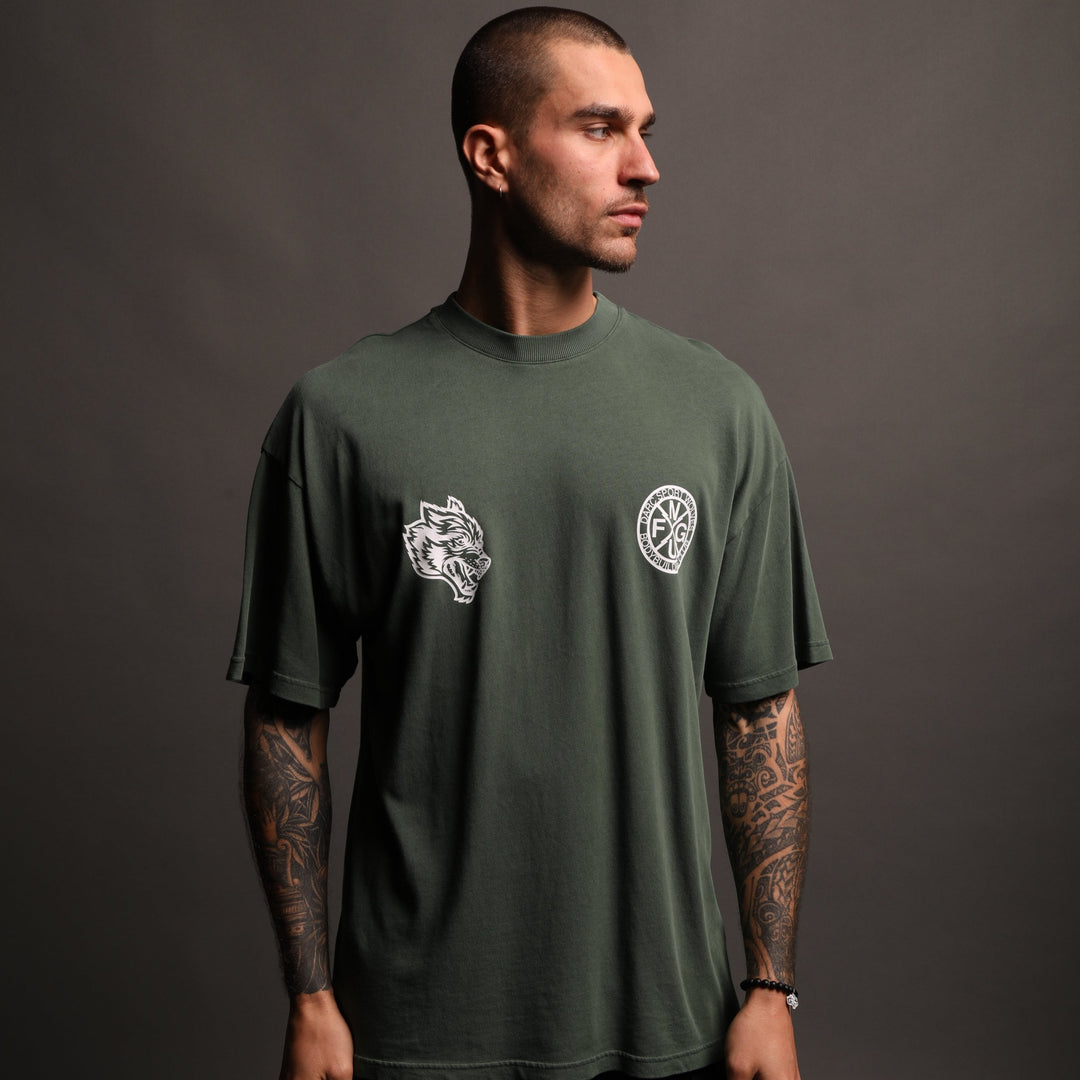 Trinity "Premium" Oversized Tee in Rosemary