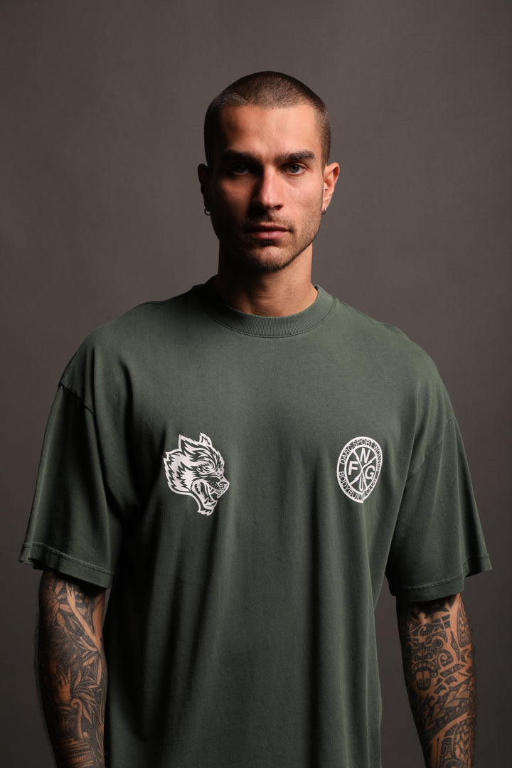 Trinity "Premium" Oversized Tee in Rosemary