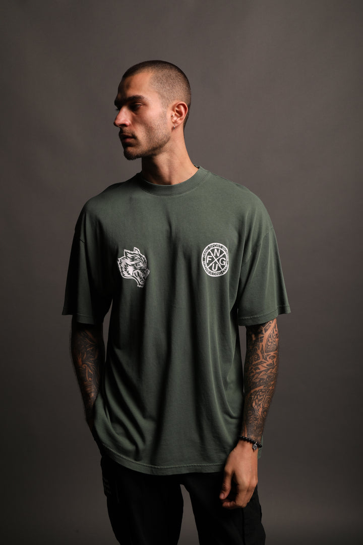 Trinity "Premium" Oversized Tee in Rosemary