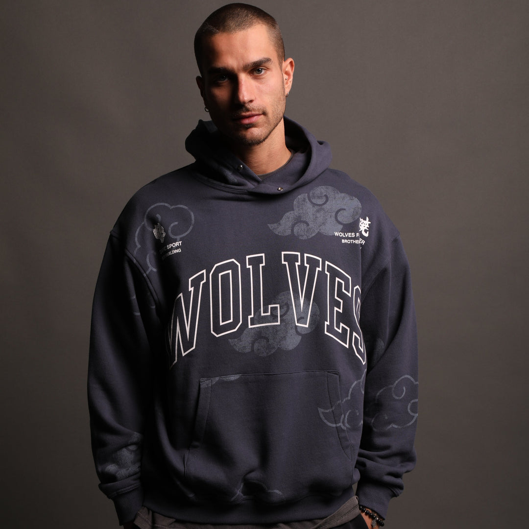 Loyal To The Clouds "Pierce" Hoodie in Storm Blue