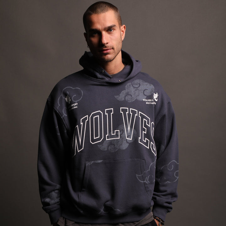 Loyal To The Clouds "Pierce" Hoodie in Storm Blue