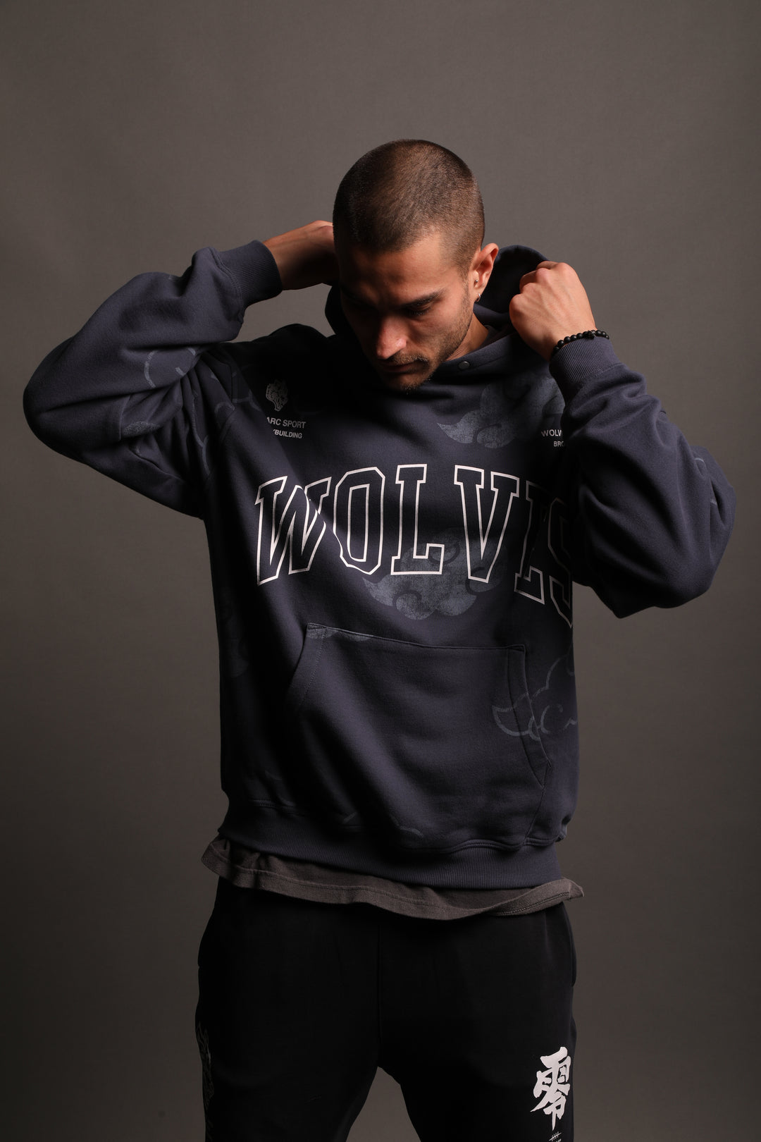 Loyal To The Clouds "Pierce" Hoodie in Storm Blue