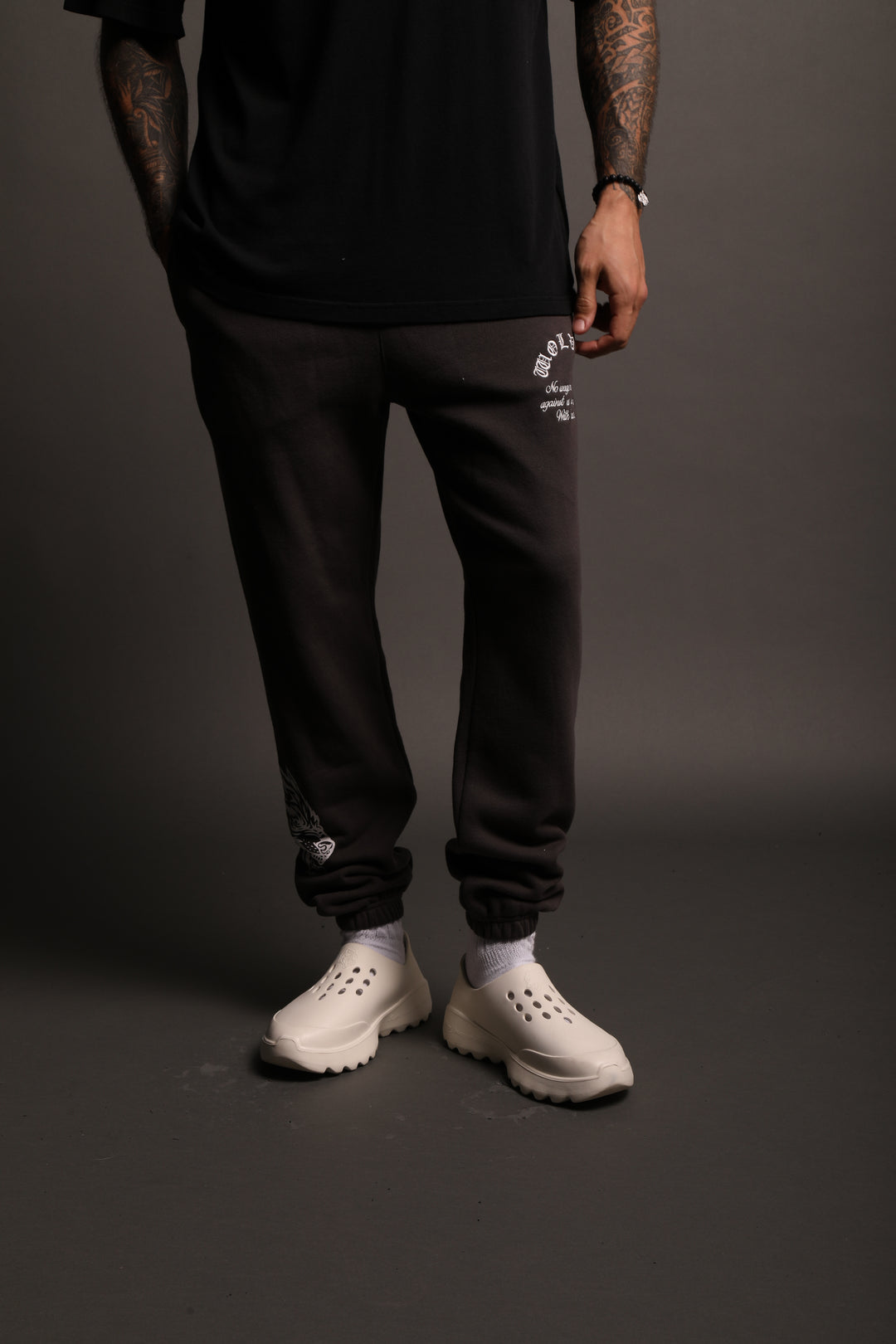 Chopper Post Lounge Sweats in Wolf Gray