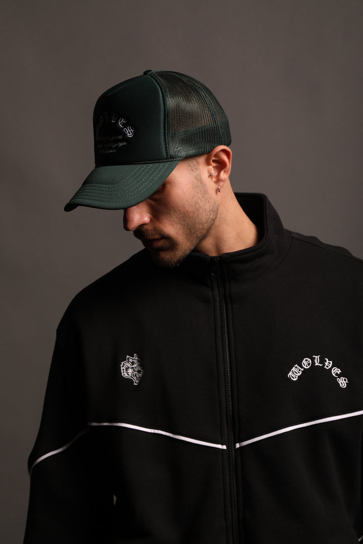 Chopper Trucker Hat in Darc Sage