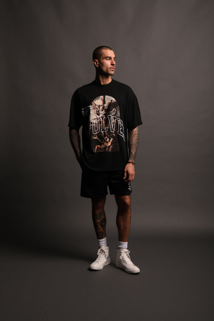 Michael "Premium" Oversized Tee in Black