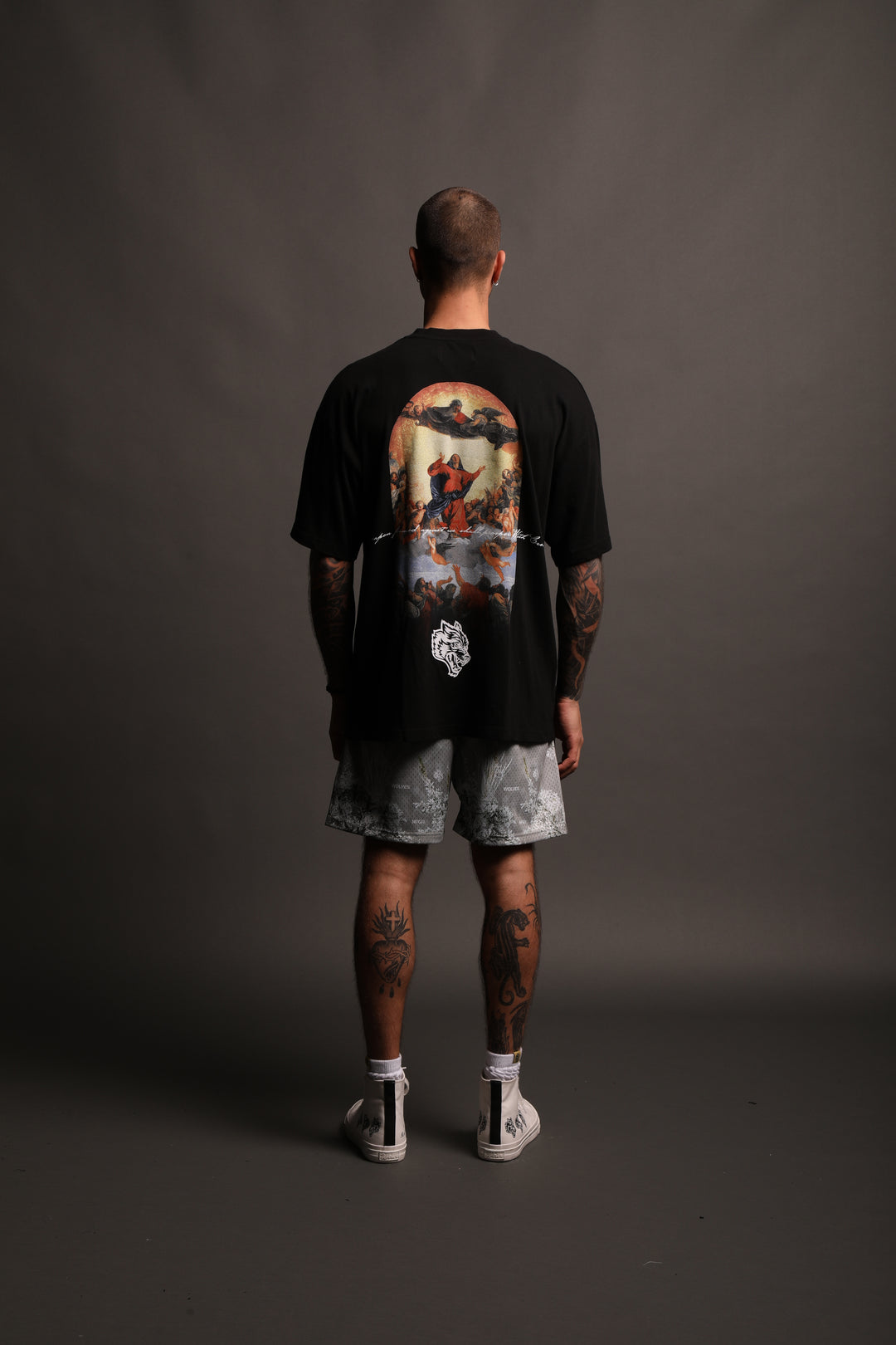 Assumption "Premium" Oversized Tee in Black