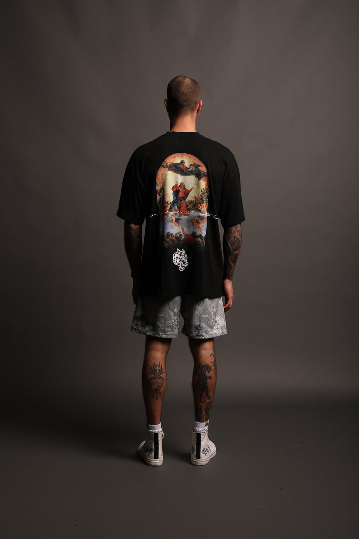Assumption "Premium" Oversized Tee in Black