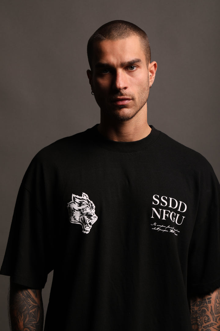 Assumption "Premium" Oversized Tee in Black